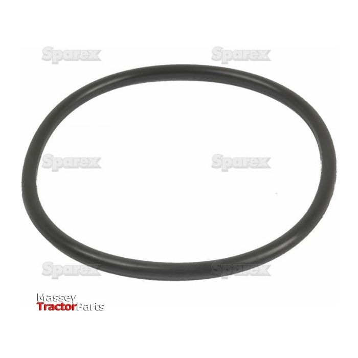 A black circular rubber O-ring displayed against a white background, featuring "Sparex" watermarks and "Massey Tractor Parts" text, identified as the Liner Seal (Sparex Part No. S.57621), suitable for use with International Harvester machinery.