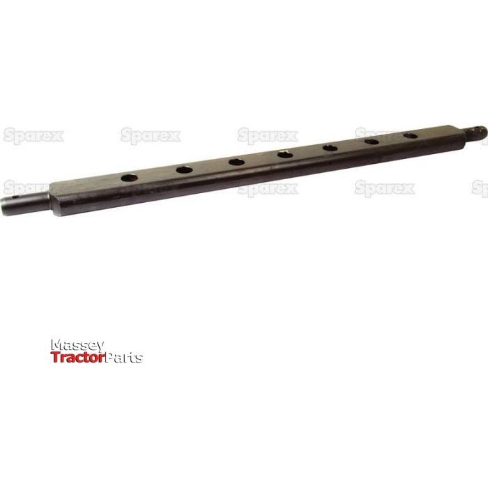 A Flat Drawbar (Cat. 1) with 7 meticulously designed holes along its 648mm length, each engineered for optimal fit. The Sparex logo appears in the bottom-left corner, ensuring authenticity. Pin Ø and Hole Ø specifications are provided for precise compatibility. The product is identified by Sparex Part No. S.5009.