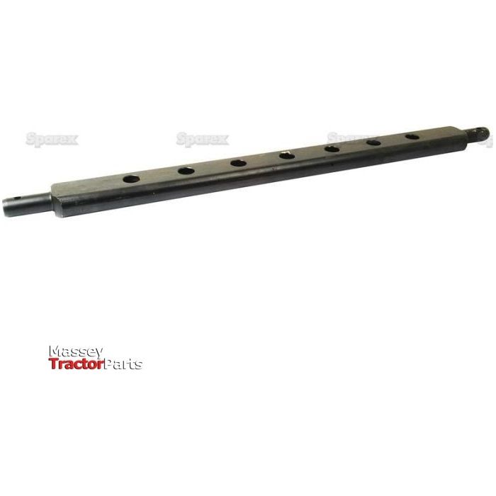 Flat Drawbar (Cat. 3) with a linear design featuring seven circular holes precisely spaced along its 1085mm length, displayed against a white background with the "Massey Tractor Parts" logo in the bottom left corner. Sparex Part No. S.29139.
