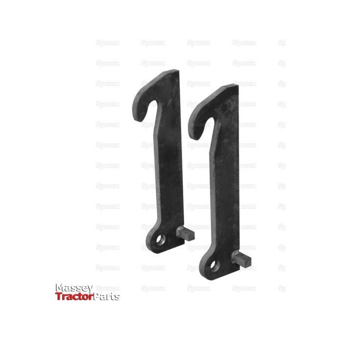 Loader Bracket (Pair), Replacement for: JCB Tool Carrier.
 - S.119883 - Farming Parts