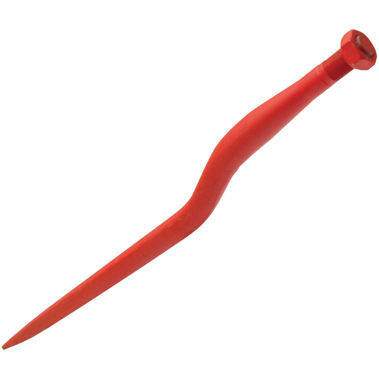 The Loader Tine - Cranked 840mm by Sparex, featuring a square head and an M27 x 1.50 thread size, is expertly designed for maximum torque with its cranked body.