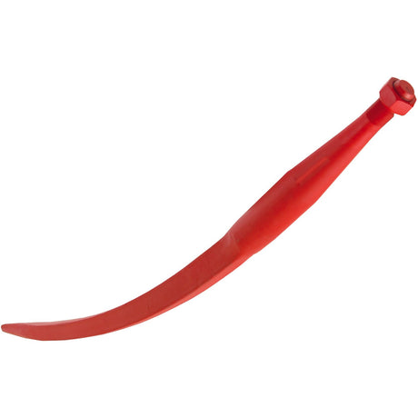 A Sparex Loader Tine - Curved 680mm with thread size M20 x 1.50 (Square), designed for maximum torque and featuring a long handle and a flattened end, to fit as 5068102 - S.79765.