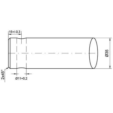 Loader Tine - Straight 760mm, (Star)
 - S.78652 - Massey Tractor Parts