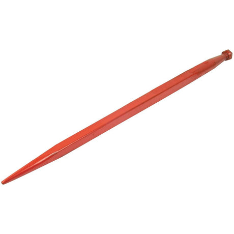 The Sparex Loader Tine - Straight 915mm (S.135882) is a metal tool with a pointed tip and a flat, angled head, similar in design to a pry bar or chisel, making it ideal for various prying and chiseling tasks.