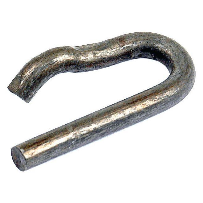 The Sparex Clutch Pin (Part No. S.40697) is a metallic cotter pin with a curved shape and slightly rough texture, perfect for use as a Pivot Pin.