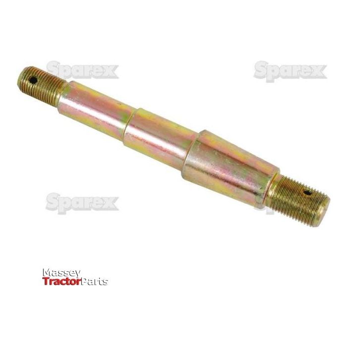 A photograph of a metallic lower link arm shaft with threadings at both ends. The part, labeled as "Lower Link Arm Shaft | Sparex Part No.S.66272," includes a "Sparex" watermark on the image. This versatile component is used in Ford/New Holland machinery.