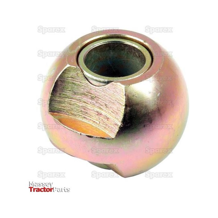 A high-quality component labeled "Sparex," the Lower Link Ball (Cat. 2/1) - S.19173, features a metallic spherical shape with an indentation and central hole, and seamlessly integrates with Ford New Holland machinery.