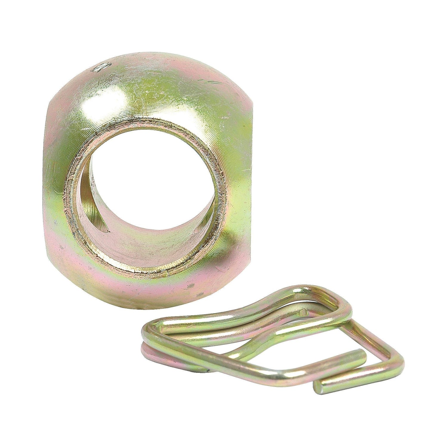 Displayed against a white background are the Lower Link Dual Category Balls with Retaining Clip (Cat. 1/2) - S.1611 by Sparex, serving as a suitable alternative to product 3224.