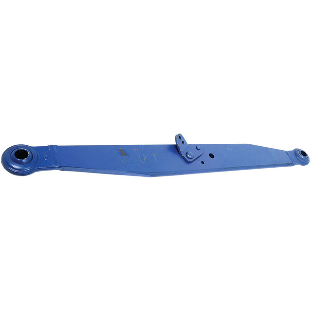 A Lower Link Lift Arm from Sparex, featuring a blue metal design with mounting points and end fittings, with ball diameters of 22mm and 28mm. This component is suitable for automotive or industrial applications.