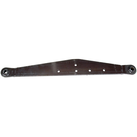 A metal Lower Link Lift Arm - Ball Ø 28mm - LH from Sparex, featuring three precisely centered circular holes designed for automotive suspension systems, referred to as Sparex Part No.S.41004.