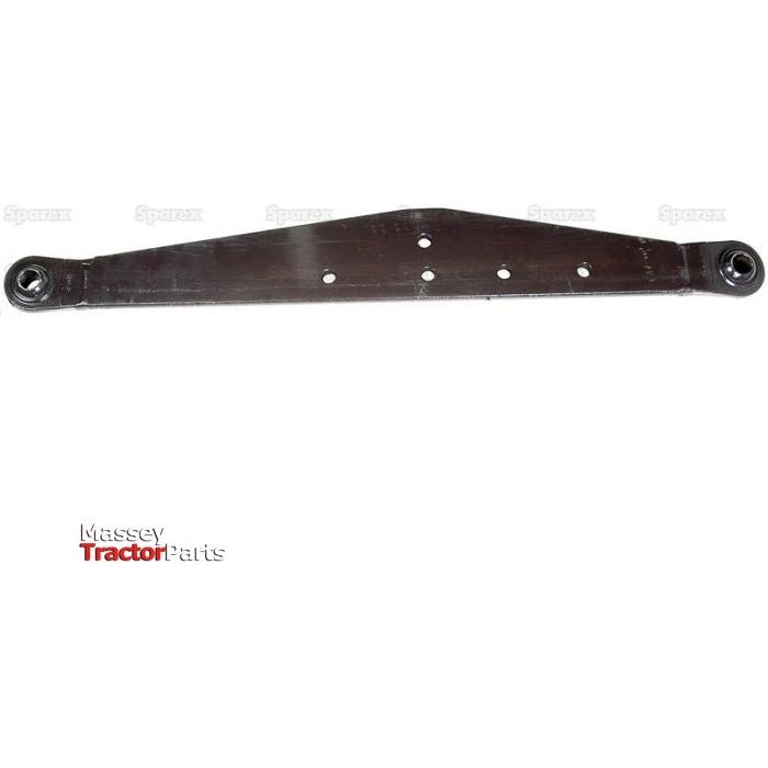 The product is a metal tractor part known as the Lower Link Lift Arm, featuring two ball ends each with a diameter of 28mm and designed for connection. The image includes text: "Massey Tractor Parts" and highlights "Massey Ferguson" for easy identification. It is branded as Sparex and has the part number S.41004.