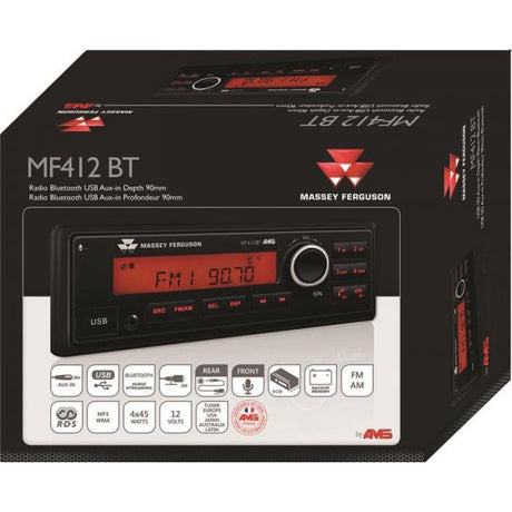 Massey Ferguson - MF412BT Bluetooth Radio - X991450176000 - Farming Parts