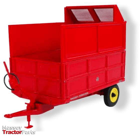 MF 21 3.5T Hydraulic Tipper Trailer with Silo Sides - X993042006243-Massey Ferguson-Collectable Models,Merchandise,On Sale
