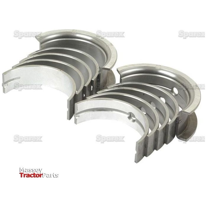 A set of Main Bearing +0.020'' (0.50mm) (Set) is displayed in three rows with the logo "Sparex" in the bottom left corner, identified by Sparex Part No.S.57661.