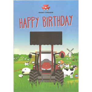 Farming Parts - Massey Ferguson Birthday Card - Farming Parts