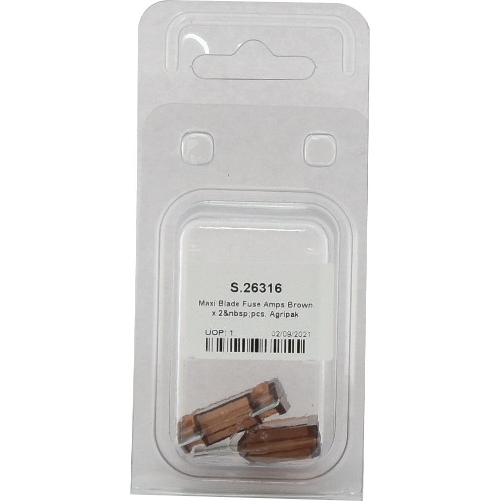 Maxi Blade Fuse Amps Brown x 2 pcs. Agripak
 - S.26316 - Farming Parts