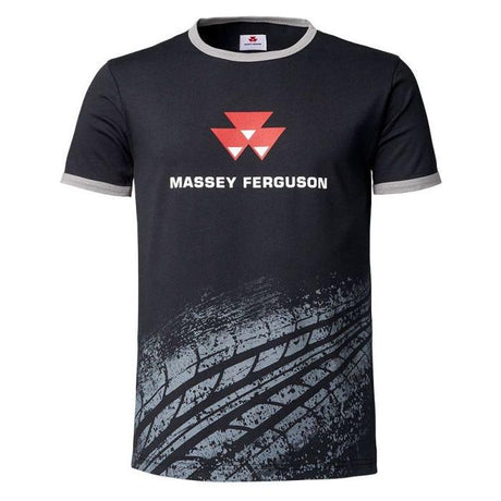 Mens T-shirt With Tyre Print - X993412003 - Massey Tractor Parts