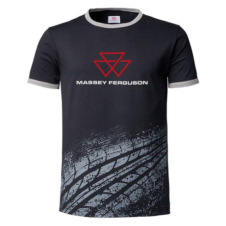 Massey Ferguson - Mens T-shirt With Tyre Print - X993412202 - Farming Parts