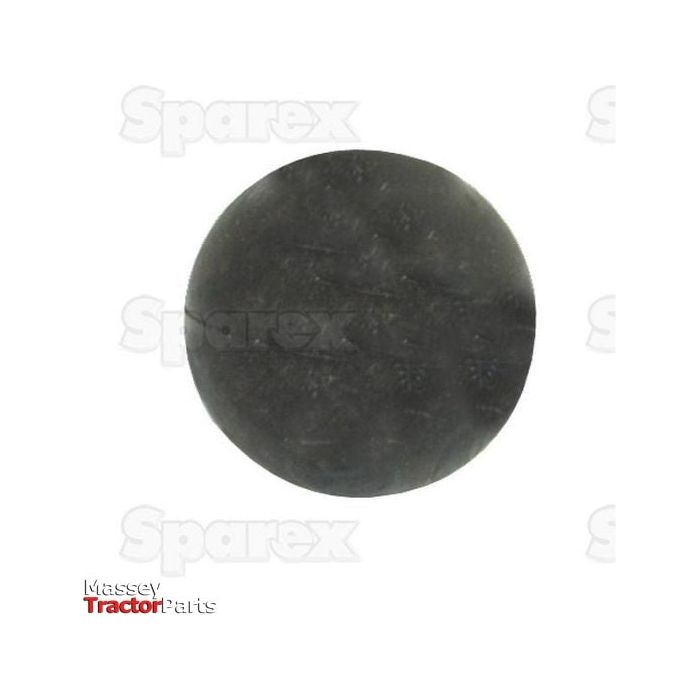 A Syphon Rubber Ball, Ø60mm, in black, made from durable nitrile rubber by Sparex (Part No. S.59482).