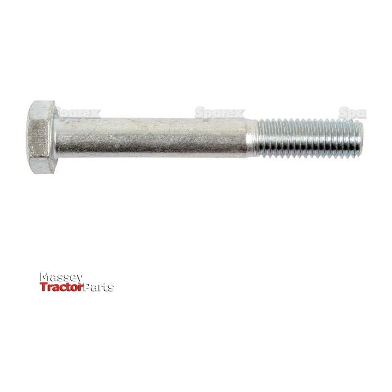 A hexagonal bolt, partially threaded with a metric thread, displayed against a white background, with the text reading "Sparex" in the bottom left corner. The product is labeled as Metric Bolt M12x90mm (DIN 931) | Sparex Part No.S.6954.