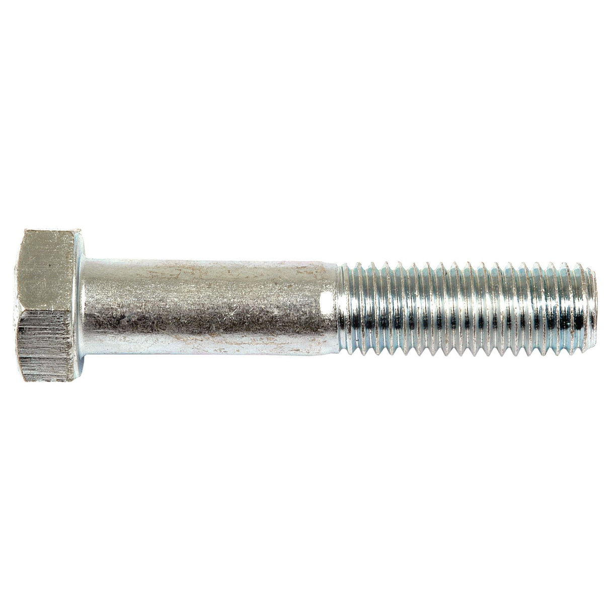 A close-up of a Sparex Metric Bolt M14x75mm (DIN 931) | Sparex Part No.S.6970 with a partially threaded shaft against a white background.