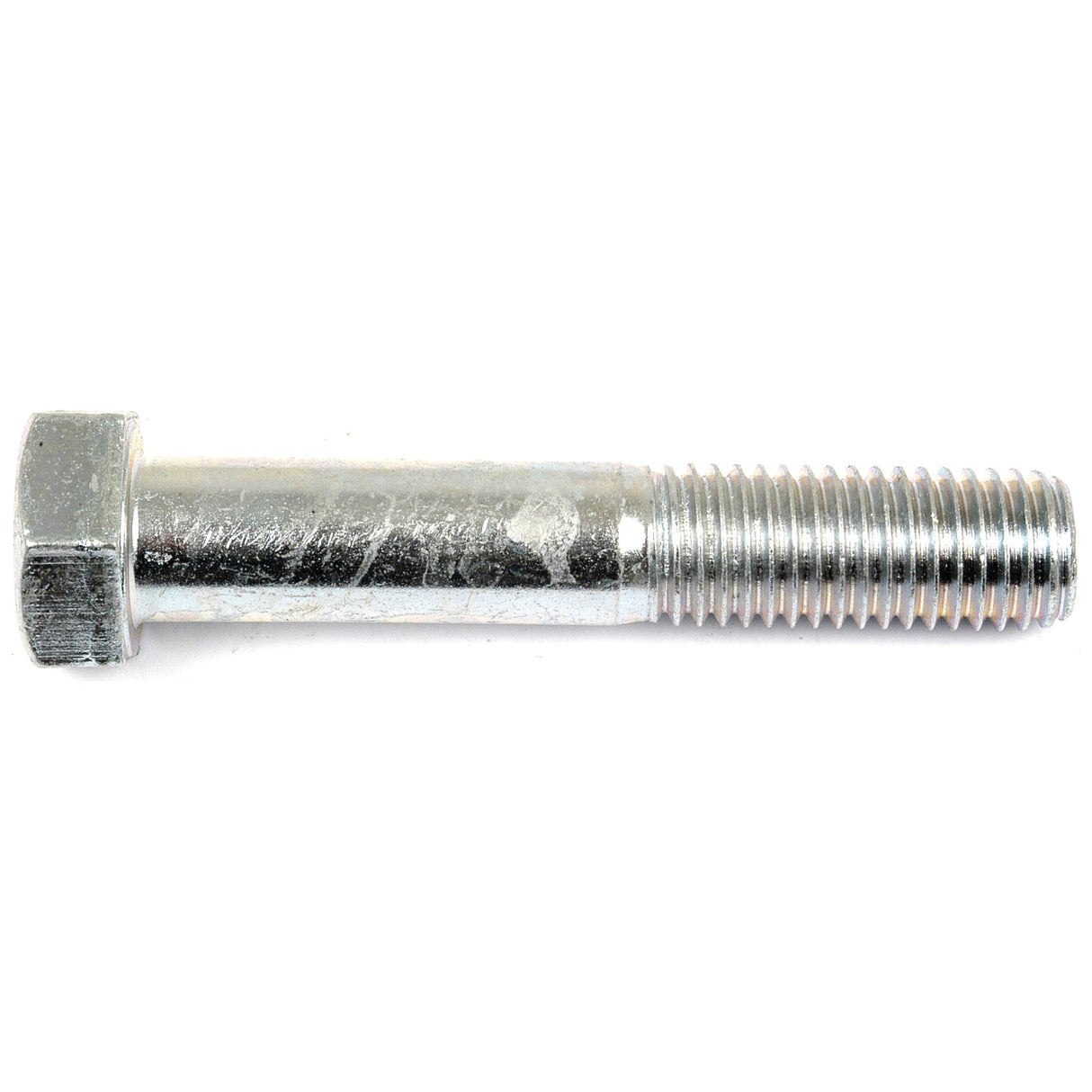 A zinc-plated metallic hex bolt featuring a threaded end and a smooth shank, with a tensile strength rating of 8.8, available as the Metric Bolt M18x100mm (DIN 931) under Sparex Part No. S.8200 from the brand Sparex.