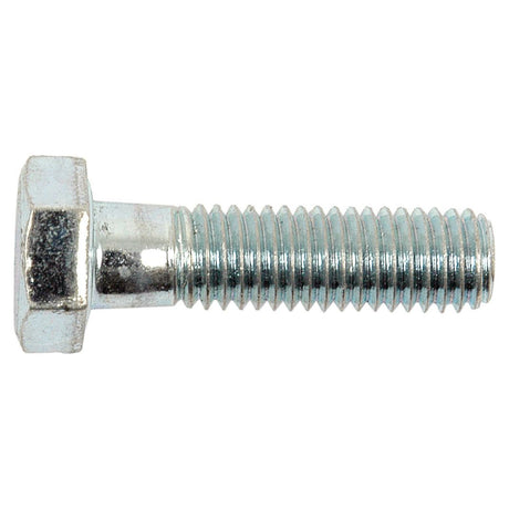 A close-up of the Sparex Metric Bolt M8x30mm (DIN 931), also known as Sparex Part No.S.5761, featuring a threaded shank and a hexagonal head, zinc plated for durability, on a white background.