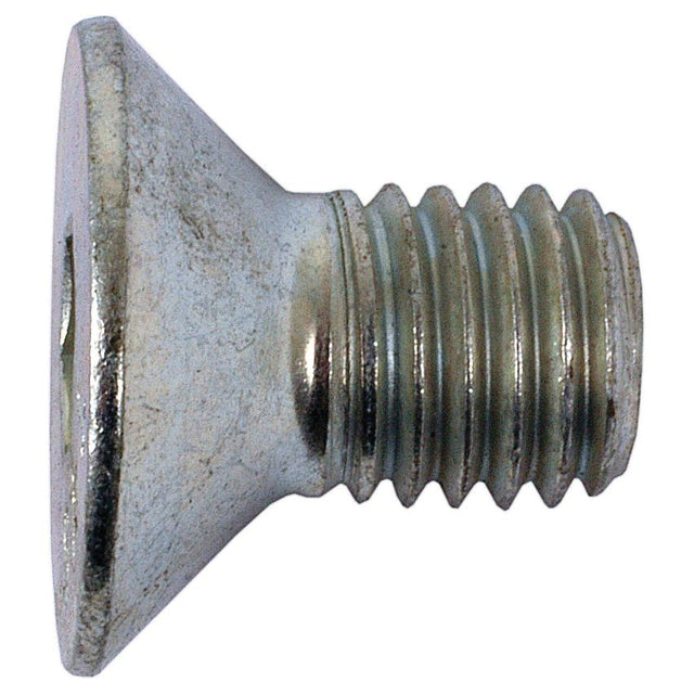 Image of a metallic Metric Countersunk Hexagon Socket Screw, M12x20mm (DIN 7991) with a flat head and threaded body, featuring a precise metric thread. Brand: Sparex | Part No. S.11811