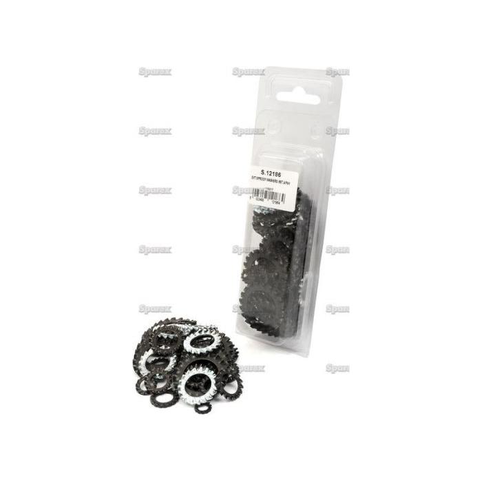Metric External Shakeproof Washers, 95 pcs. Agripak
 - S.12186 - Farming Parts