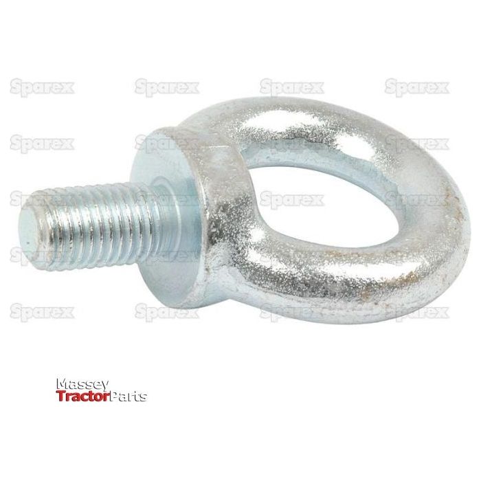 A metallic metric eye bolt with a threaded M8x13mm shaft, designed for securing or lifting applications. Branded as Sparex Part No. S.54752, this component, Ø20mm and meeting DIN 580 standards, falls under the "Massey Tractor Parts" category.