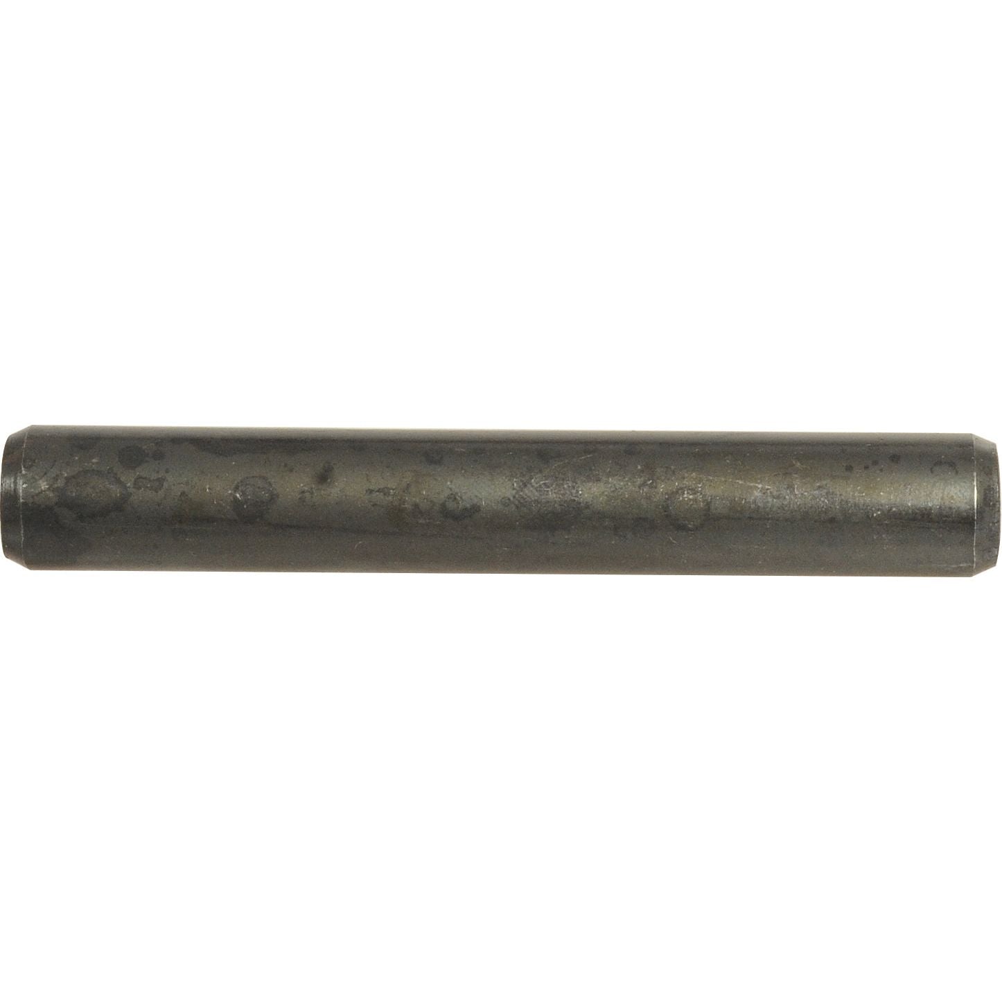 A cylindrical metal rod with a plain surface, displayed horizontally against a white background, resembling a sturdy Metric Roll Pin, Pin Ø8mm x 70mm tested for optimal shear strength by Sparex (Part No. S.1230).