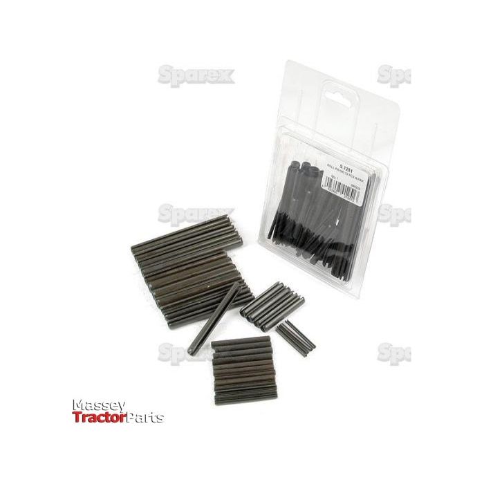 Metric Roll Pins Assortment -⌀3 - 10mm, 32 pcs. Agripak.
 - S.1251 - Farming Parts
