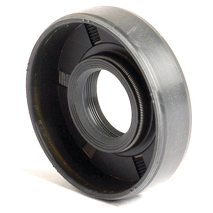 Close-up view of a mechanical ring-shaped component with a central opening and an outer metallic casing, featuring the Sparex Metric Rotary Shaft Seal, Double Lip design. The dimensions are 16 x 40 x 10mm (Sparex Part No. S.50170).