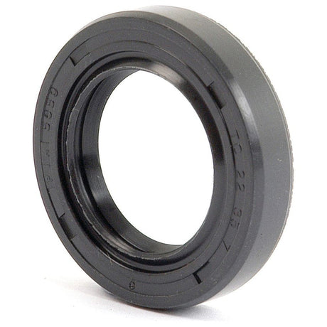 The Sparex Metric Rotary Shaft Seal, measuring 22 x 35 x 7mm and identified as Sparex Part No. S.50192, is a circular black mechanical seal with an open center and embossed surface markings, designed to deliver optimal performance with its double lip feature.