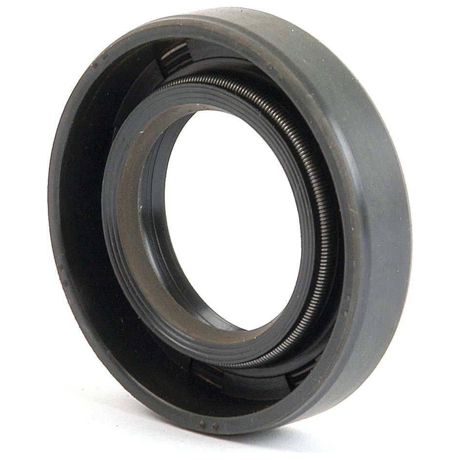 The Sparex Metric Rotary Shaft Seal, measuring 22 x 38 x 8mm and identified by Part No. S.50194, is a round, metallic seal with a rubber outer surface and an internal spring mechanism designed to prevent leakage. This seal features a double lip for enhanced performance.