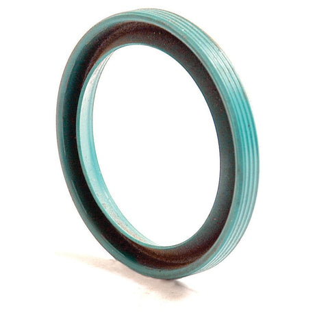 A close-up view of a circular, blue Sparex Metric Rotary Shaft Seal (25 x 32 x 4mm, Part No. S.50201) with a ribbed outer edge, a smooth inner surface, and featuring a single lip design.