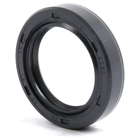 A Sparex Metric Rotary Shaft Seal, 35 x 50 x 10mm Double Lip (Part No. S.50274) in black rubber, featuring identification markings, is shown against a white background.