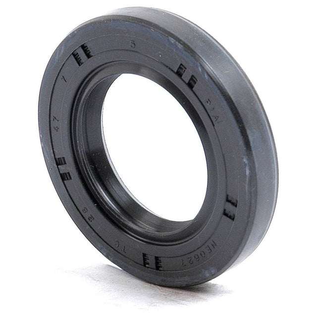 A black rubber oil seal with ridges and numerical markings, designed as the Sparex Metric Rotary Shaft Seal (Sparex Part No. S.50283), measures 35 x 58 x 10mm and features a double lip.