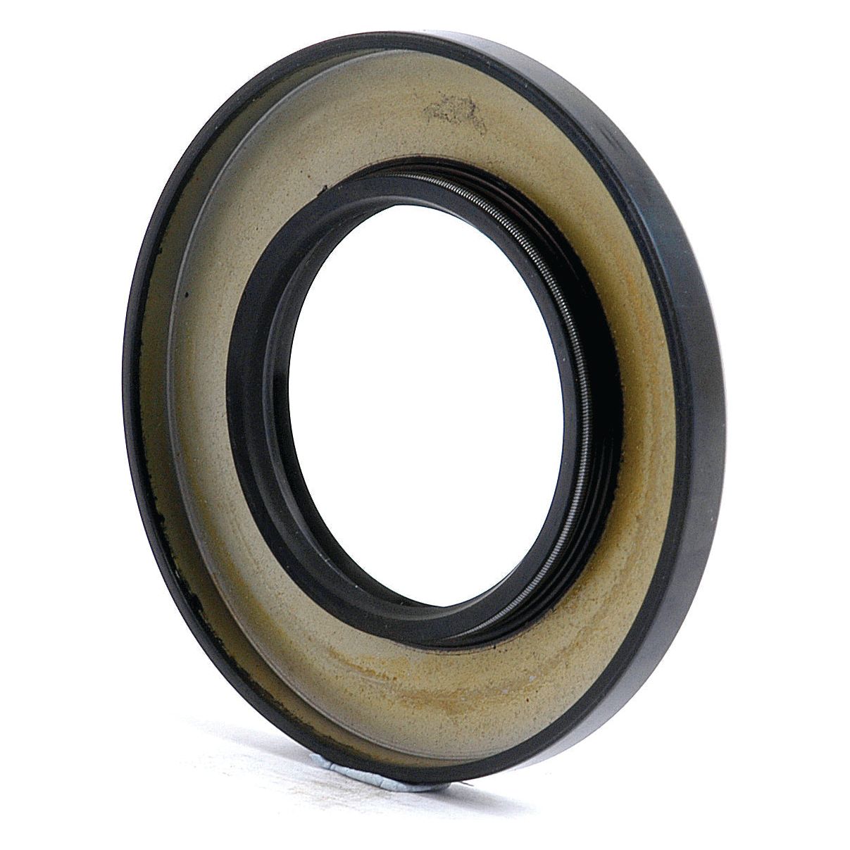 Close-up view of the Sparex Metric Rotary Shaft Seal, featuring a metal outer casing and a circular double lip with dimensions of 40 x 72 x 7mm (Sparex Part No. S.50327).