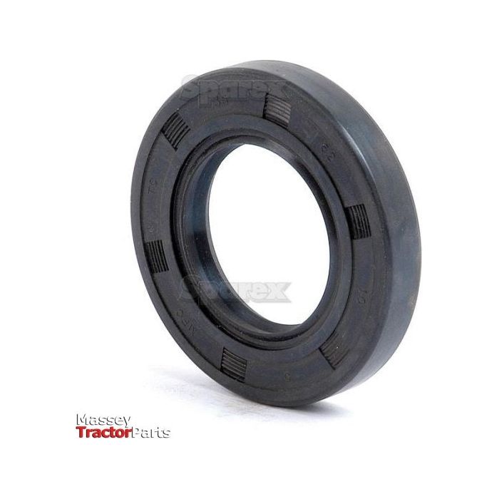 A circular black rubber oil seal with ridged edges, an inner metal ring, and double lip design. Text on the bottom left corner reads "Sparex Metric Rotary Shaft Seal." Ideal for John Deere applications as a 42 x 60 x 10mm Metric Rotary Shaft Seal (Sparex Part No.S.50334).