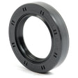 A circular, black rubber seal with grooved outer edges and an inner ring, the Sparex Metric Rotary Shaft Seal (Sparex Part No. S.50337) features a 42 x 65 x 12mm double lip design ideal for mechanical or automotive applications. Perfectly suited for metric rotary shaft seal needs, it even matches Kubota 09500-26512 specifications.
