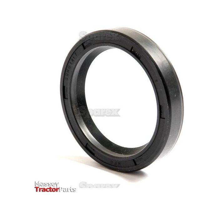A black circular oil seal, labeled Sparex Part No. S.50340, is displayed against a white background, featuring a single lip design and metric rotary shaft seal measurements of 44 x 60 x 10mm.