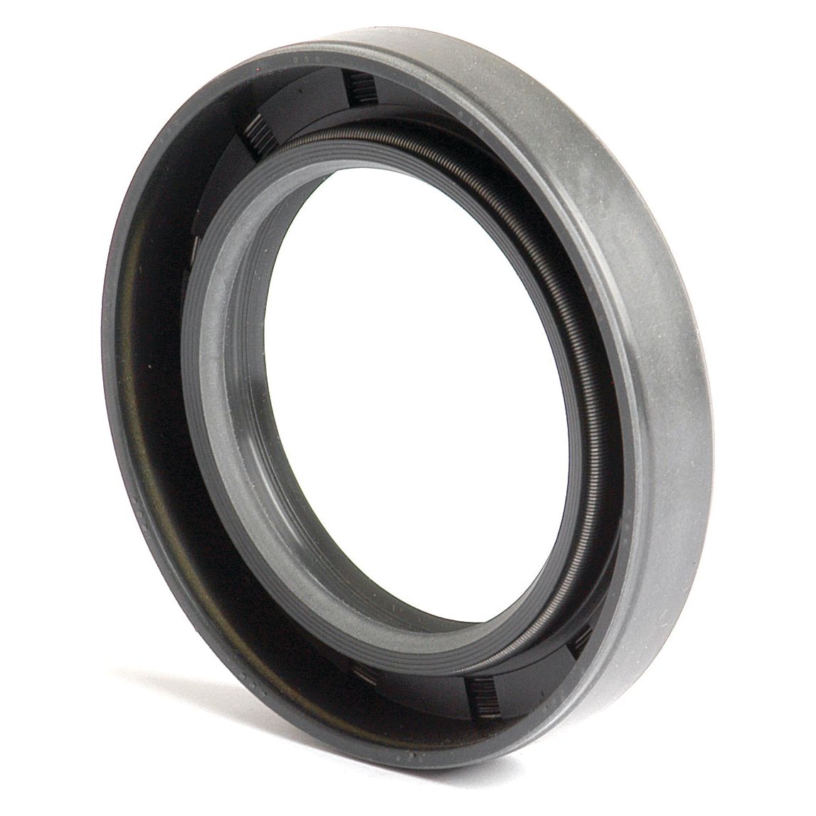A black rubber oil seal with a central hole, specifically the Sparex Metric Rotary Shaft Seal sized at 48 x 72 x 12mm (Sparex Part No.S.50368), is commonly used in mechanical applications to prevent fluid leakage.