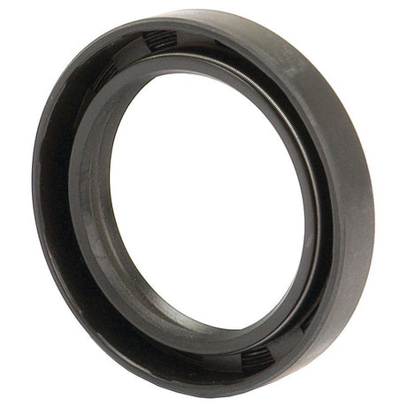 The Sparex Metric Rotary Shaft Seal (Part No. S.50377) is a black circular rubber oil seal with a metal inner ring, measuring 50 x 70 x 12mm, and features a double lip for enhanced sealing performance.