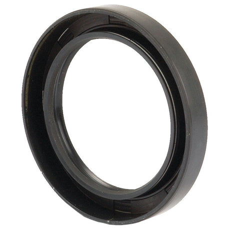 Close-up of a black plastic ring with a smooth outer surface and a threaded inner surface, typically used as a lens adapter or mechanical coupling component. The design is reminiscent of the Sparex Metric Rotary Shaft Seal, 58 x 80 x 12mm Double Lip (Part No. S.50419), providing durability and precision in various applications.
