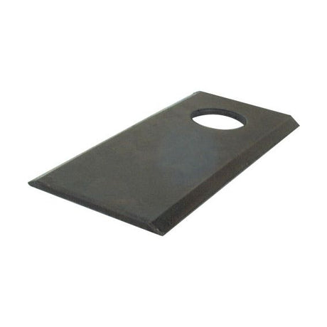 Mower Blade - Flat blade, top edges sharp -  105 x 46x3mm - Hole⌀21mm  - RH & LH -  Replacement for PZ
 - S.77104 - Massey Tractor Parts