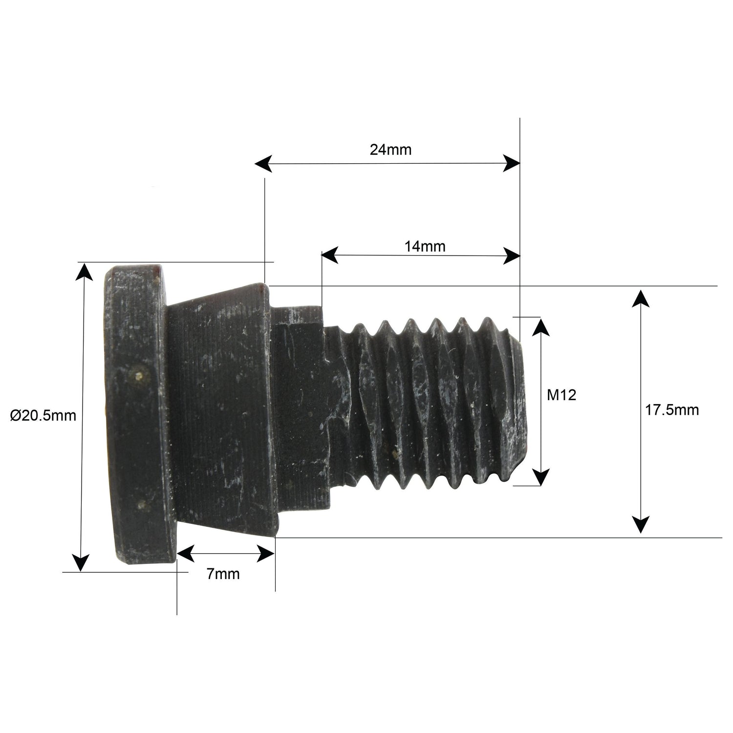 Mower Blade Retainer- M12x24mm -  Replacement for Pottinger
 - S.130999 - Farming Parts