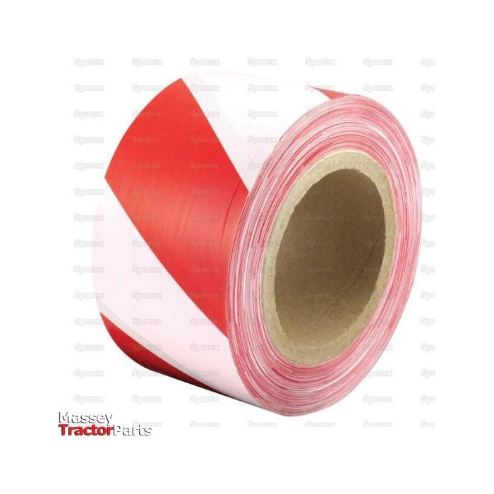 Roll of 70mm wide non-adhesive barrier tape branded "Sparex," featuring "Massey Tractor Parts" text in the bottom left corner, with a full length of 500 meters.