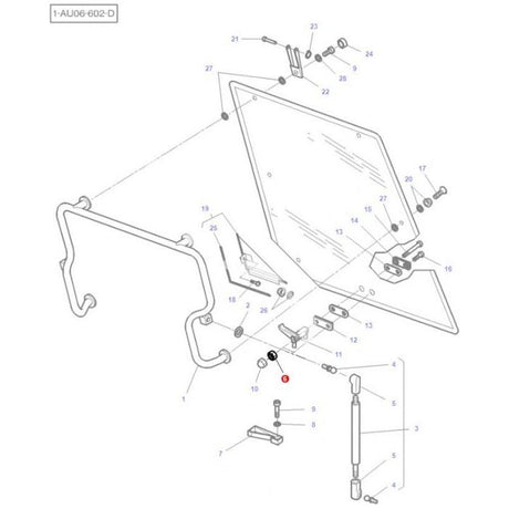 Nut Metric - 1441204X1 - Massey Tractor Parts