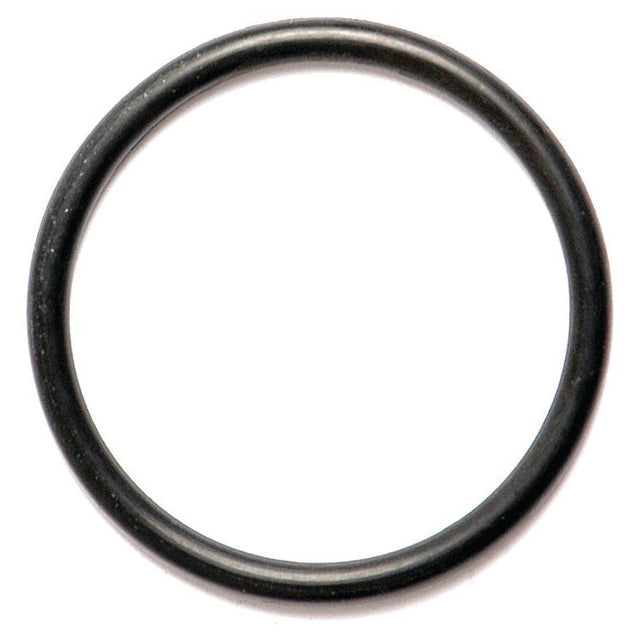 Against a stark white background, the Sparex O Ring 1/8'' x 1 5/8'' (BS223) with a Shore hardness of 70 is displayed. This black nitrile rubber O-ring, identified as Sparex Part No.S.14527, boasts a durable seal and offers a temperature range of -40°C to +135°C.